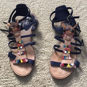 Kate spade camel sandals sz 10